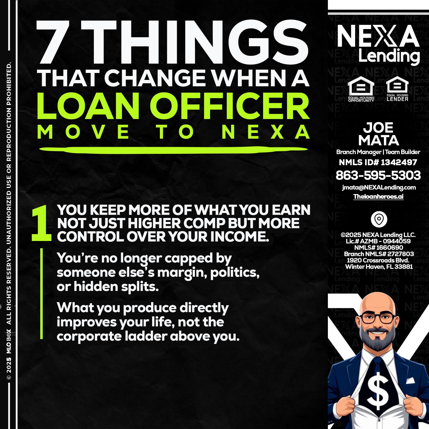 7 THINGS (1) - Joe Mata -Branch Manager | Team Builder