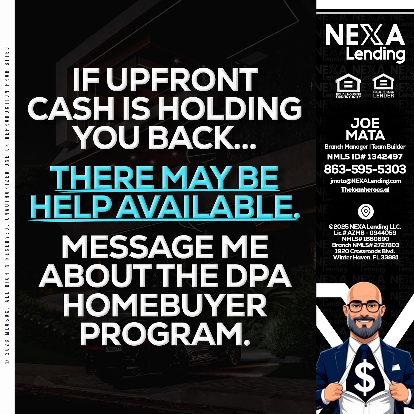 IF UPFRONT - Joe Mata -Branch Manager | Team Builder