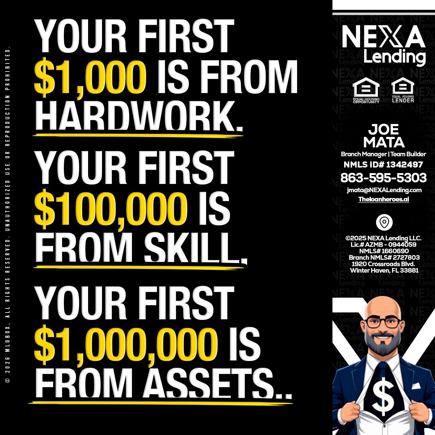 YOUR FIRST $1000 - Joe Mata -Branch Manager | Team Builder