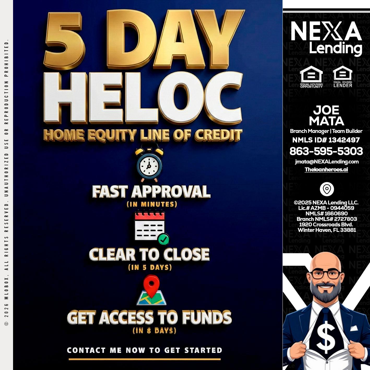 5 day hello - Joe Mata -Branch Manager | Team Builder