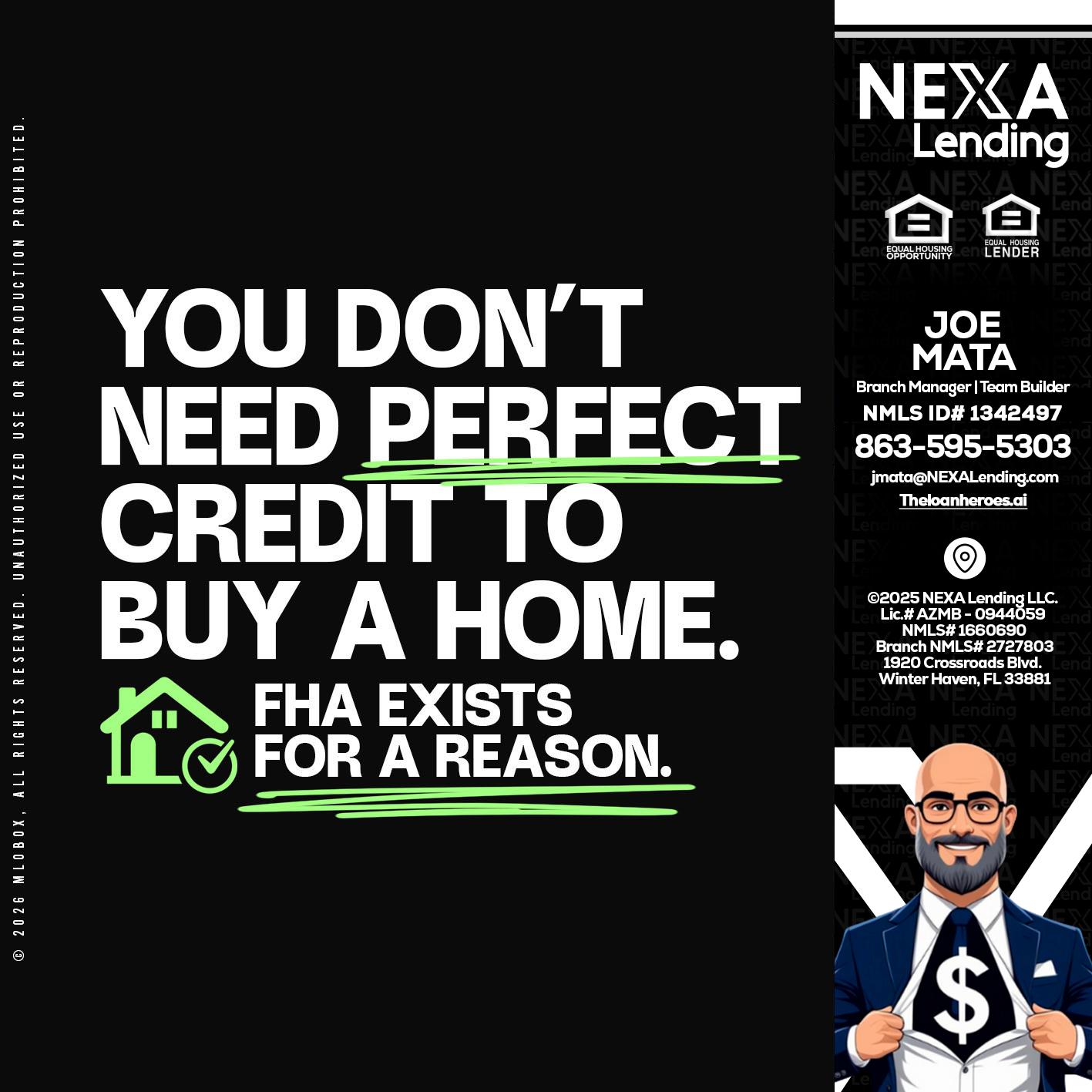 you don't need - Joe Mata -Branch Manager | Team Builder