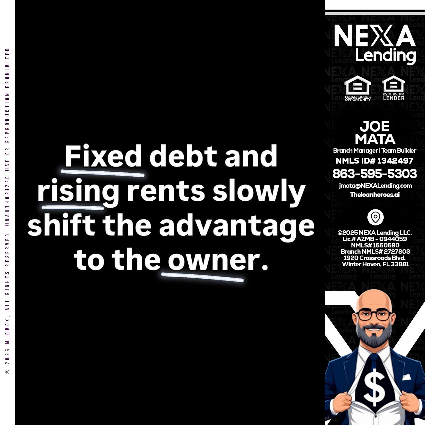 FIXED DEBT - Joe Mata -Branch Manager | Team Builder