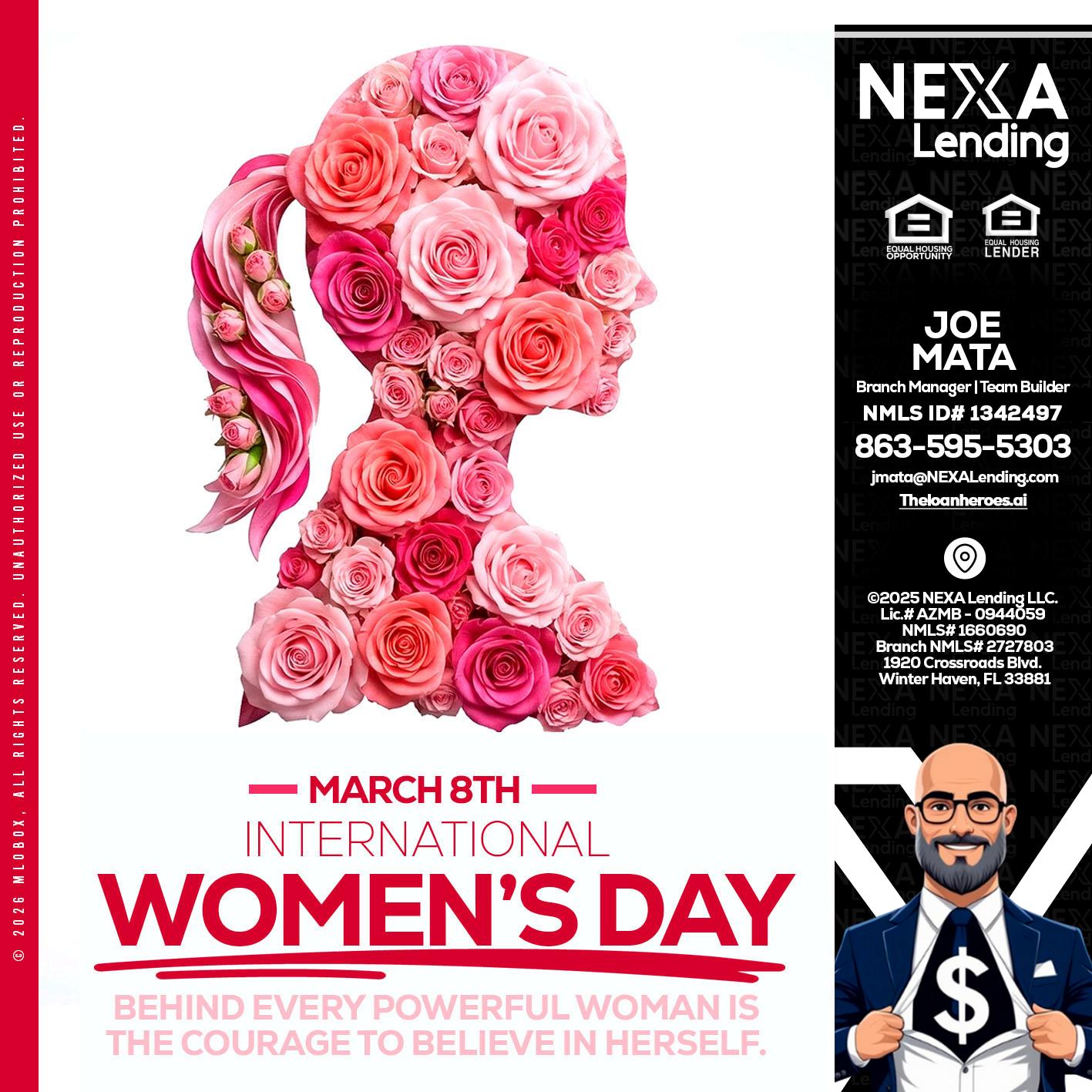 MARCH 8TH - Joe Mata -Branch Manager | Team Builder