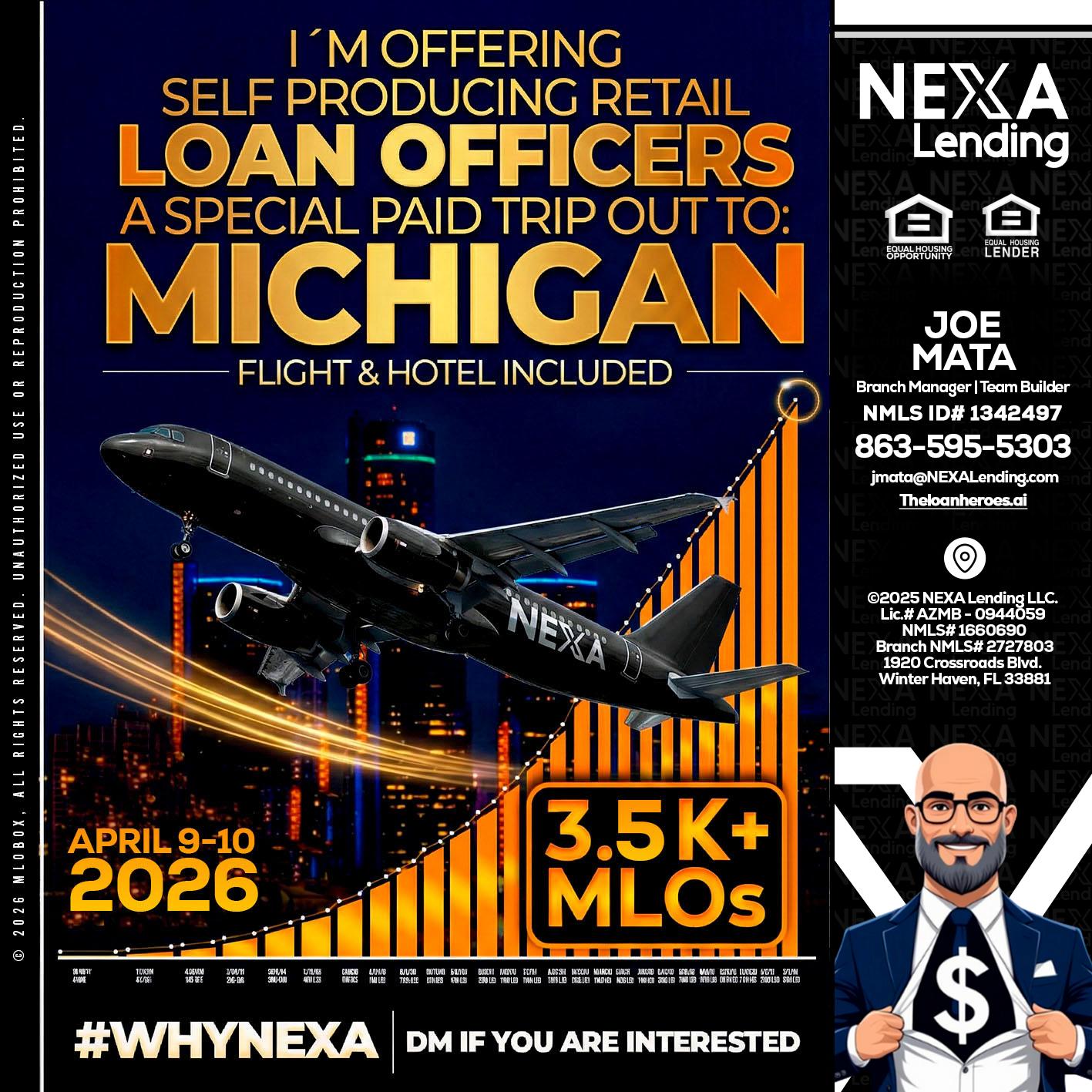 3.5K - Joe Mata -Branch Manager | Team Builder