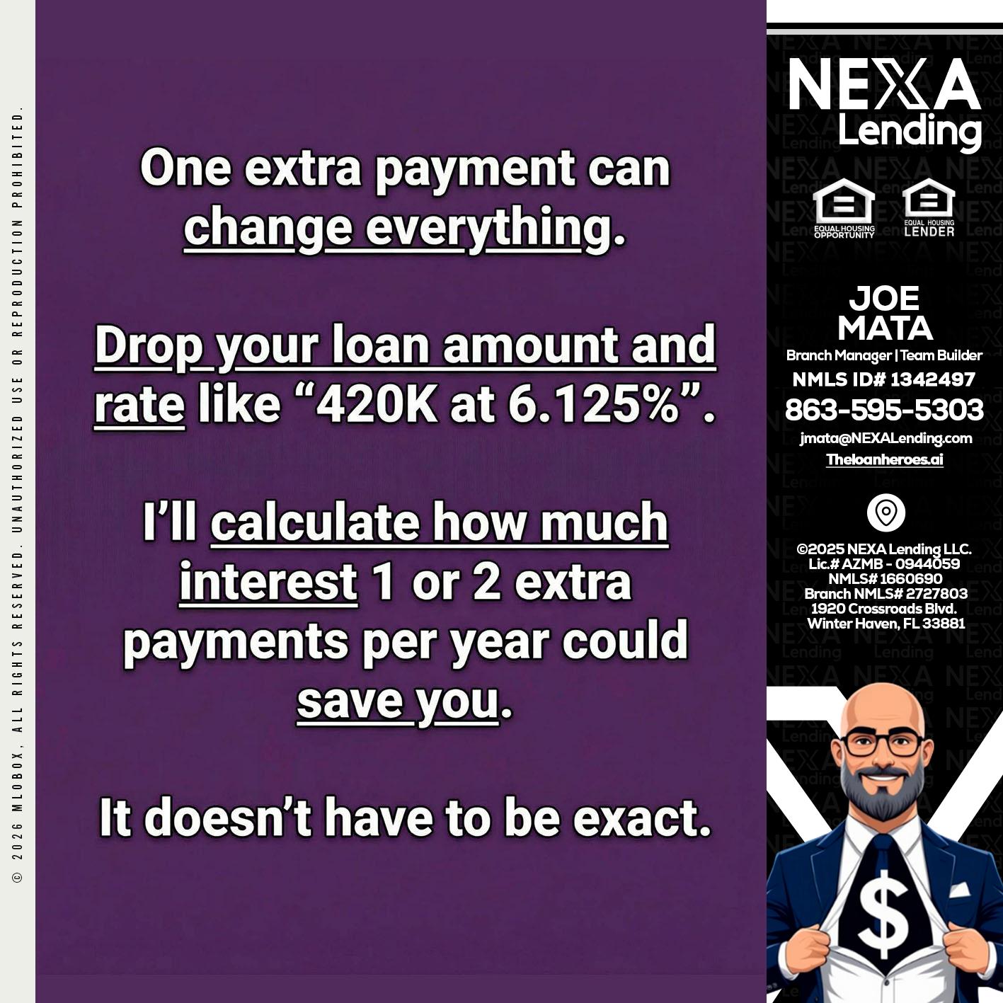 ONE EXTRA - Joe Mata -Branch Manager | Team Builder