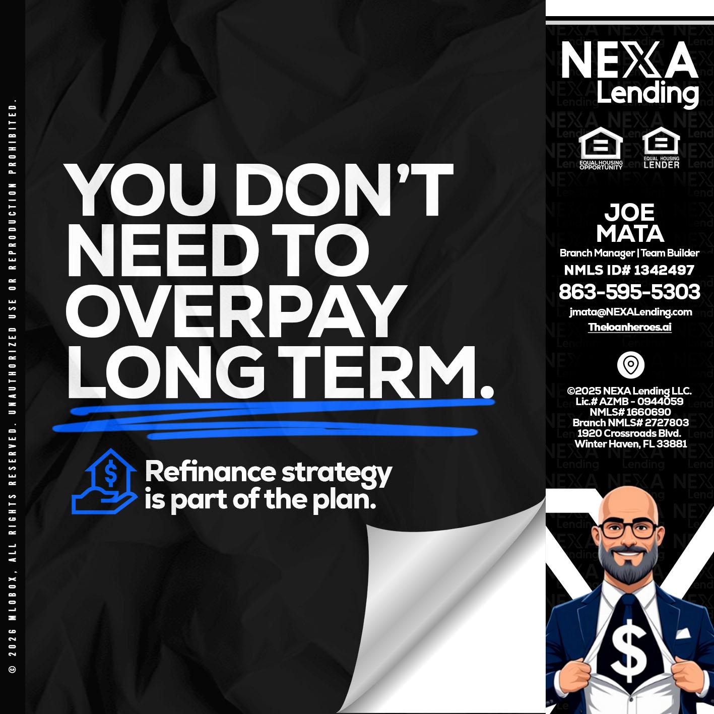 you don't need - Joe Mata -Branch Manager | Team Builder