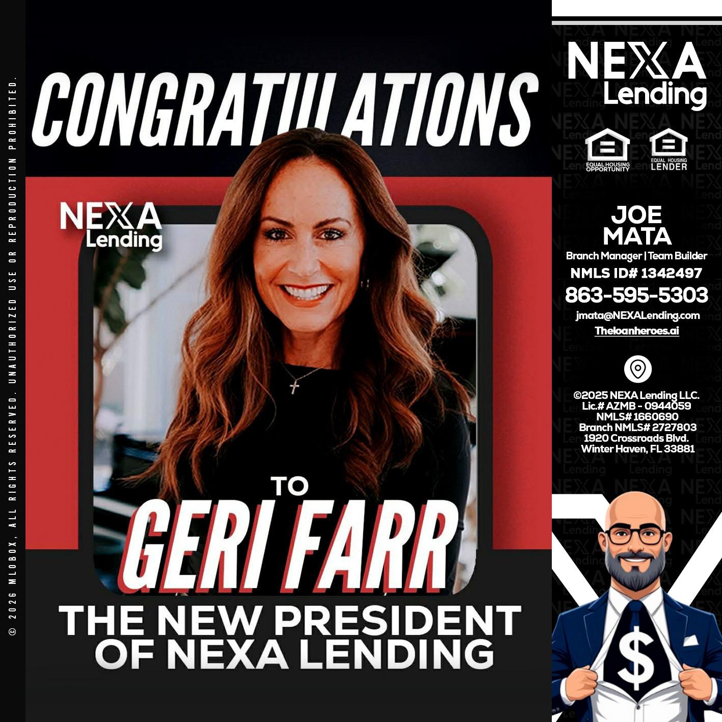 CONGRATULATIONS - Joe Mata -Branch Manager | Team Builder