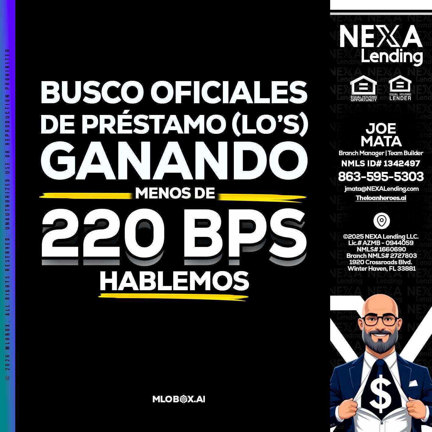 BUSCO OFICIALES - Joe Mata -Branch Manager | Team Builder