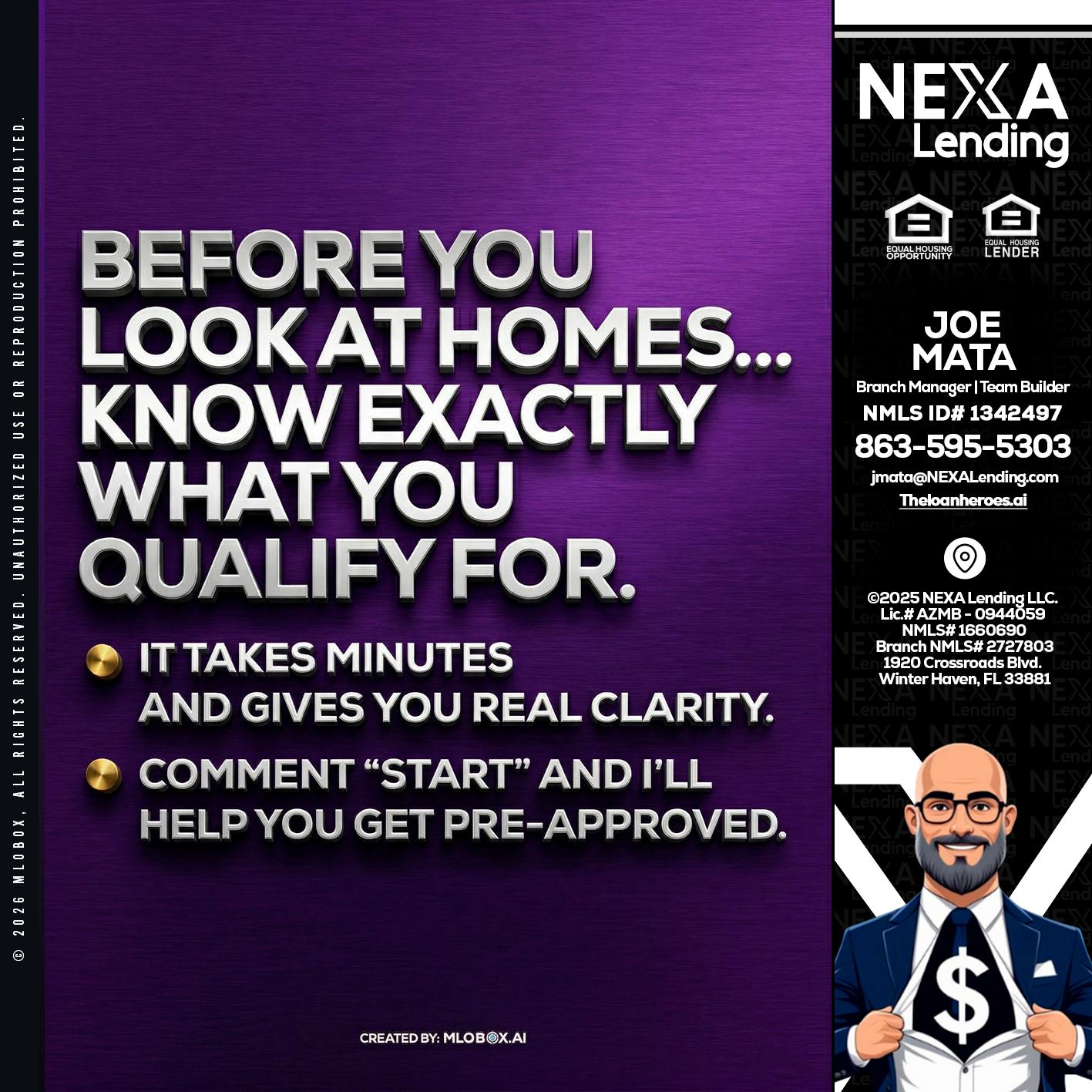 BEFORE YOU - Joe Mata -Branch Manager | Team Builder