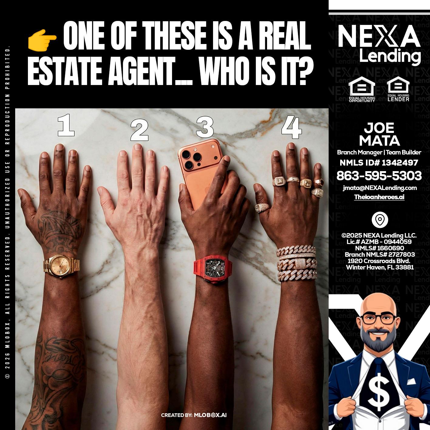 ONE OF THESE - Joe Mata -Branch Manager | Team Builder