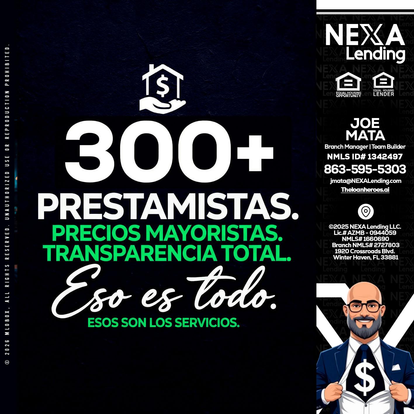 300+ - Joe Mata -Branch Manager | Team Builder