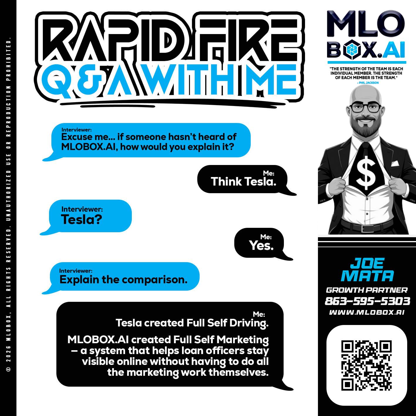 RAPID FIRE Q&A - Joe Mata -Branch Manager | Team Builder