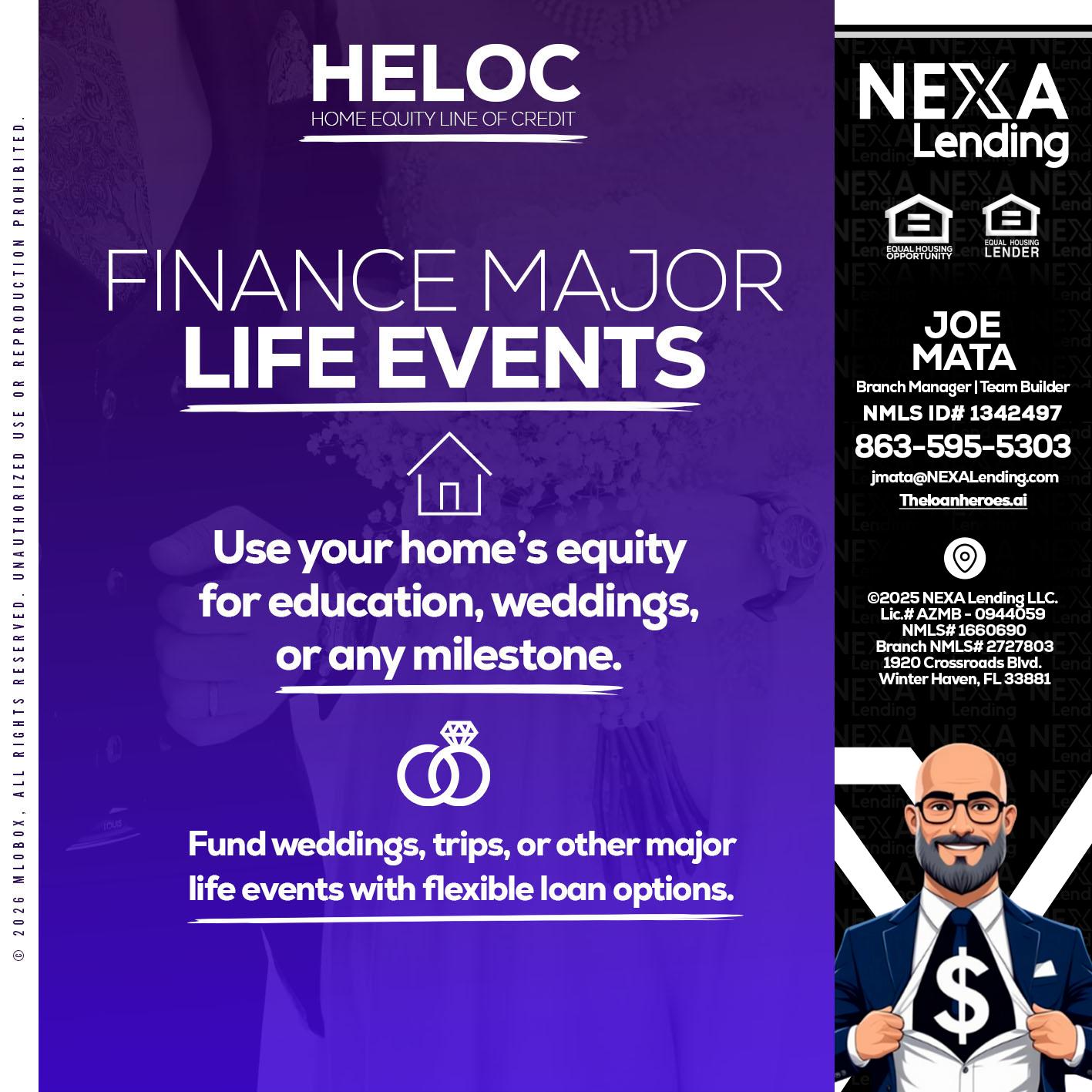 HELOC - Joe Mata -Branch Manager | Team Builder