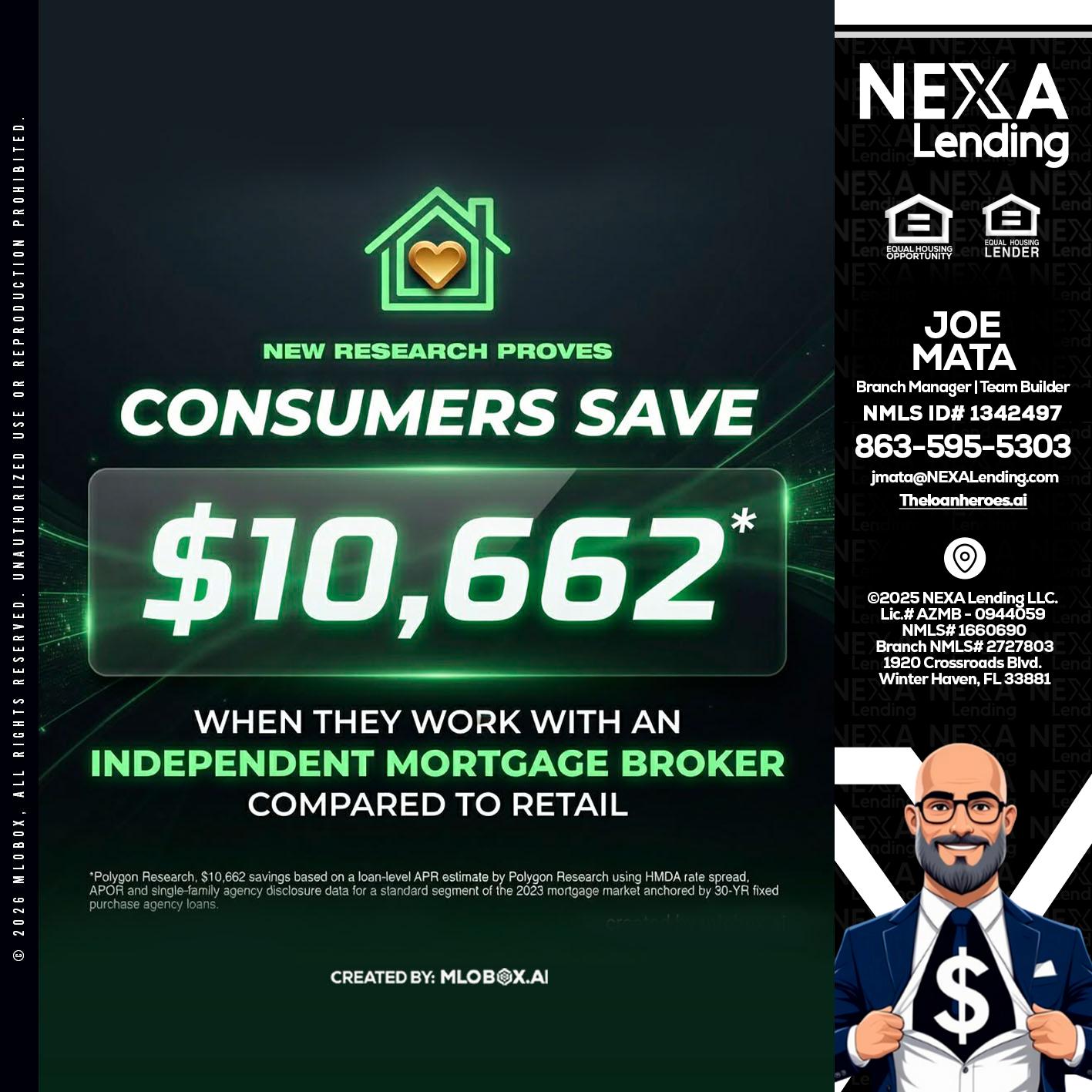 10,662 - Joe Mata -Branch Manager | Team Builder