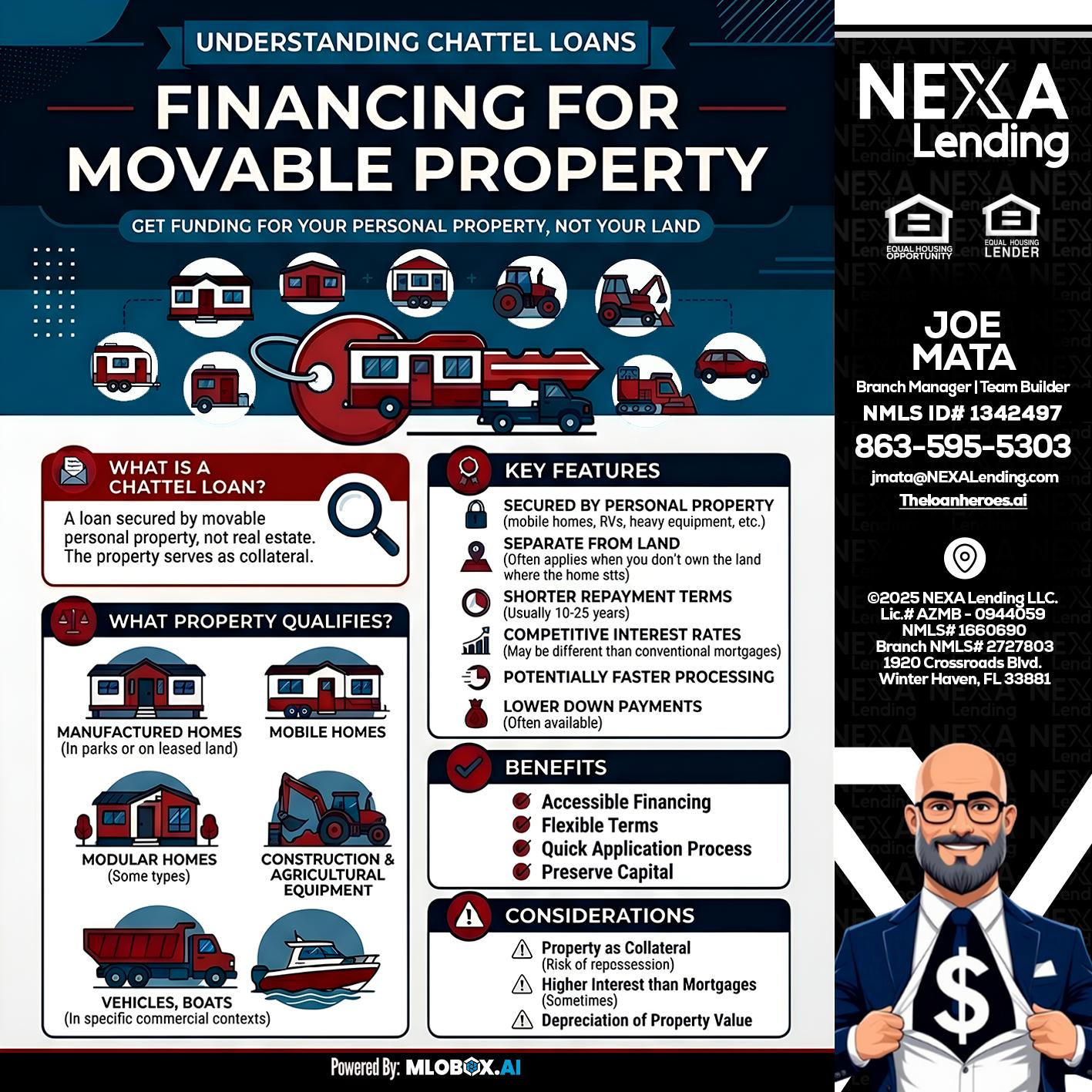 Chattel Loans - Joe Mata -Branch Manager | Team Builder