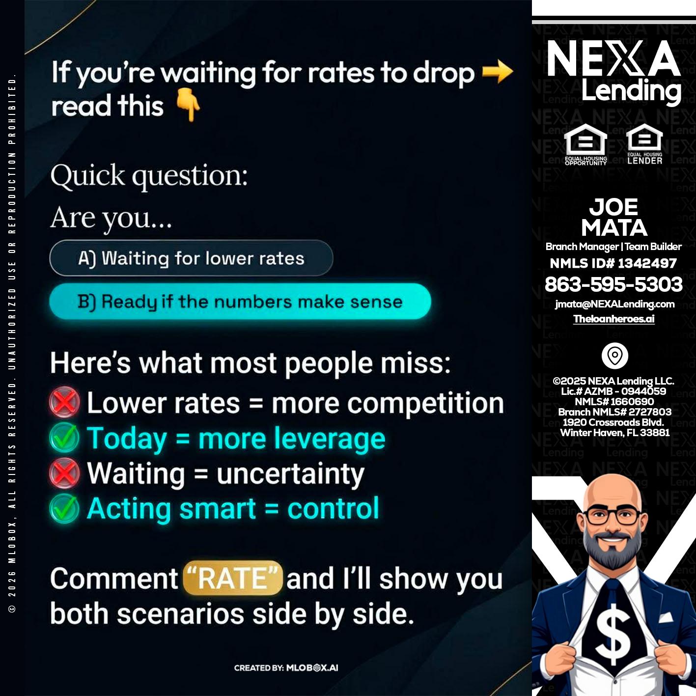 IF YOU ARE - Joe Mata -Branch Manager | Team Builder