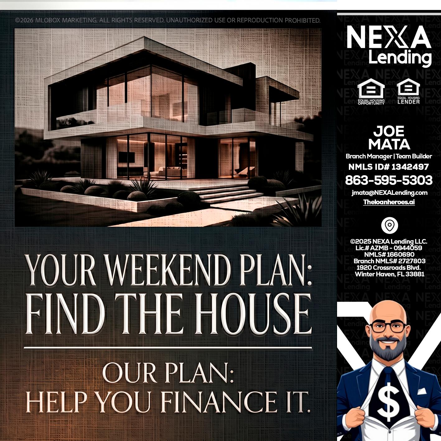 YOUR WEEKEND PLAN - Joe Mata -Branch Manager | Team Builder