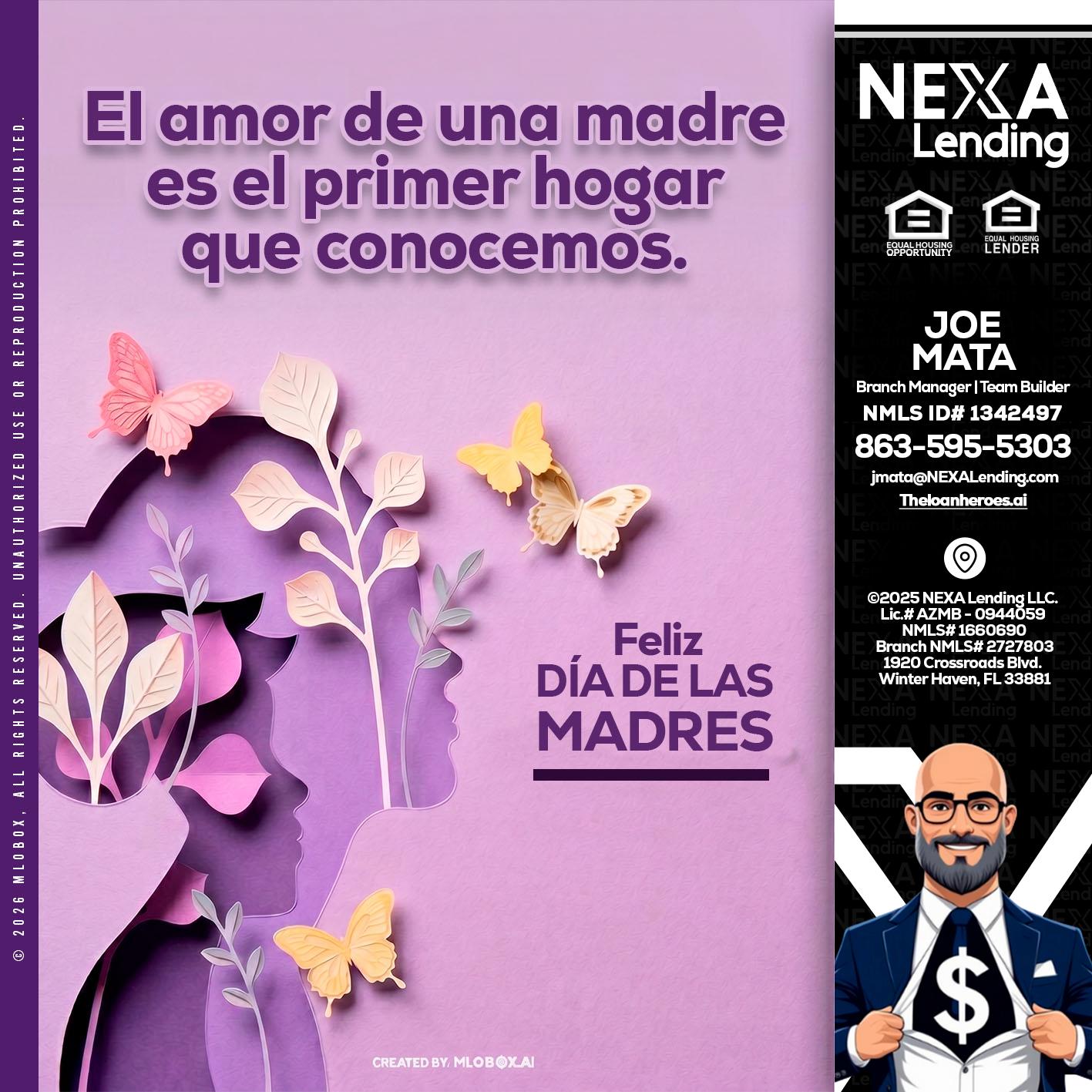 el amor de una madre - Joe Mata -Branch Manager | Team Builder