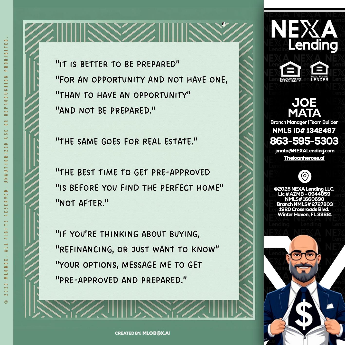 its better - Joe Mata -Branch Manager | Team Builder