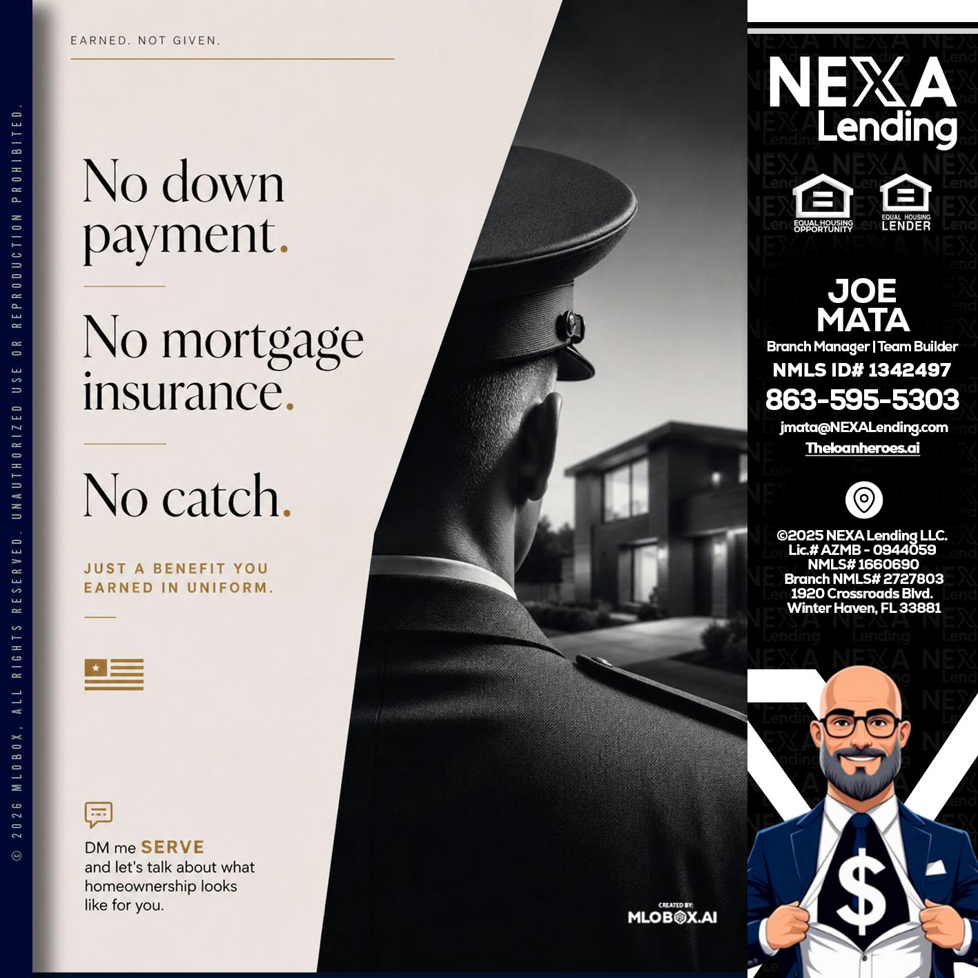 NO DOWN PAYMENT - Joe Mata -Branch Manager | Team Builder