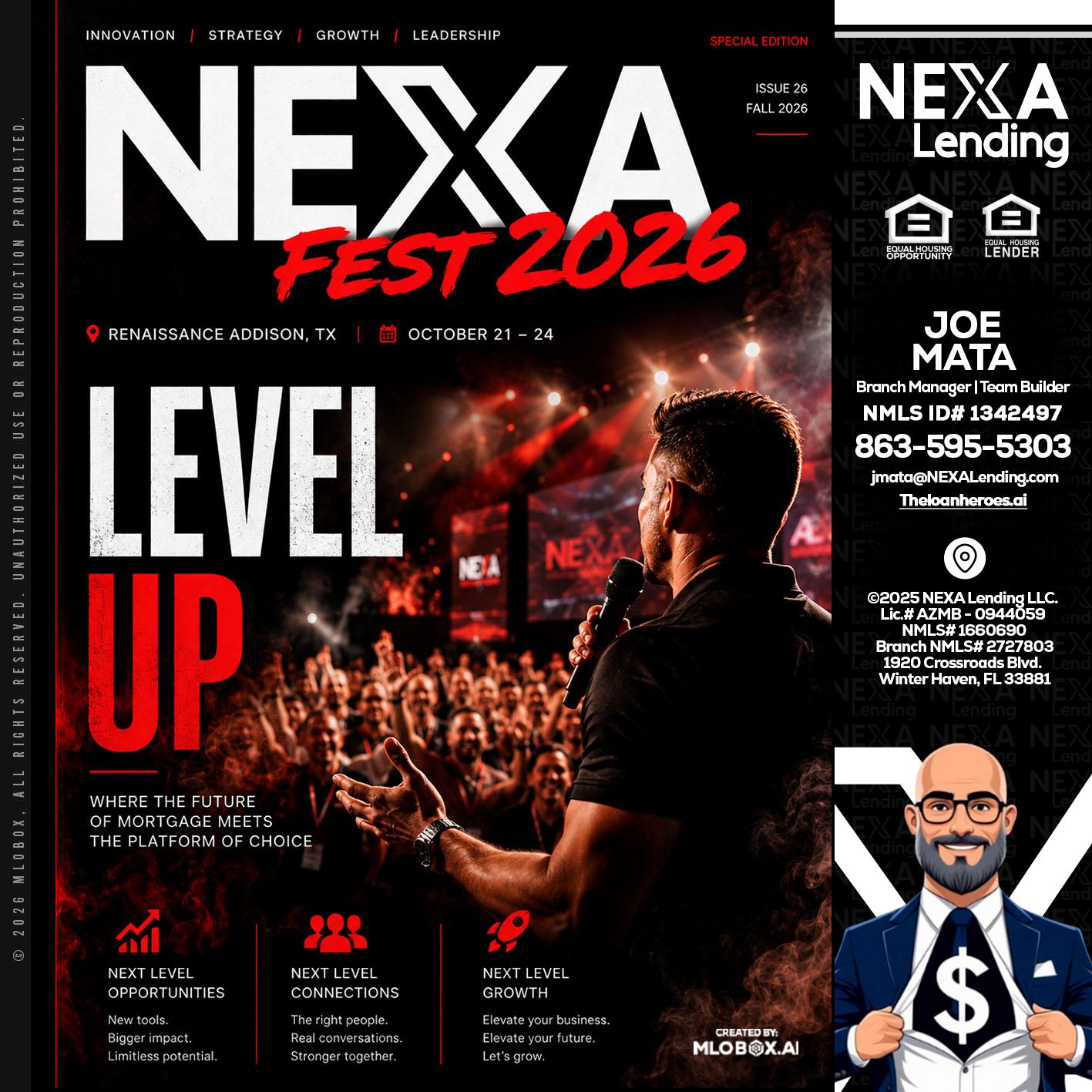 NEXA FEST 2026 - Joe Mata -Branch Manager | Team Builder