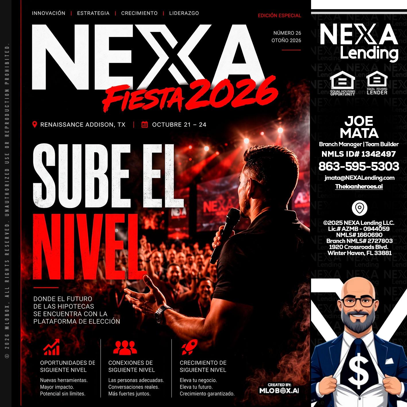 NEXA fiesta 2026 - Joe Mata -Branch Manager | Team Builder