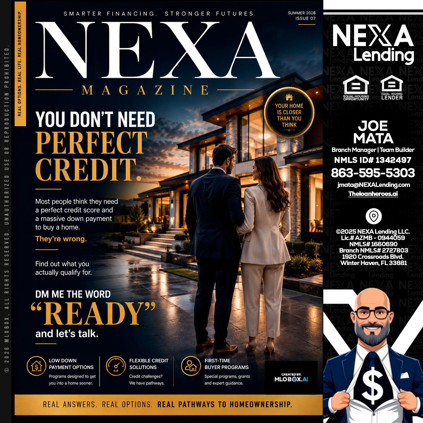 NEXA MAGAZINE - Joe Mata -Branch Manager | Team Builder