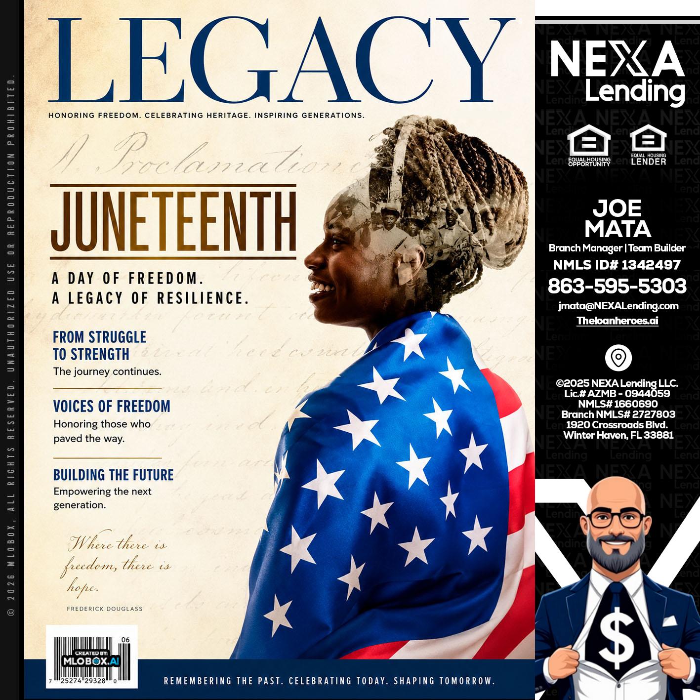 LEGACY - Joe Mata -Branch Manager | Team Builder