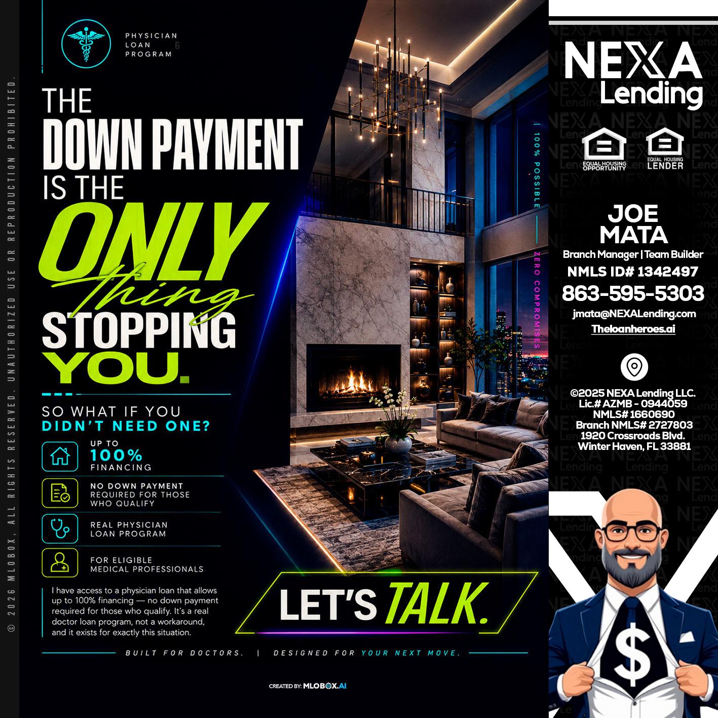 THE DOWN PAYMENT - Joe Mata -Branch Manager | Team Builder