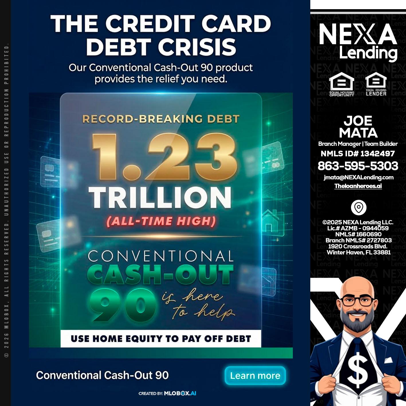 THE CREDIT CARD - Joe Mata -Branch Manager | Team Builder