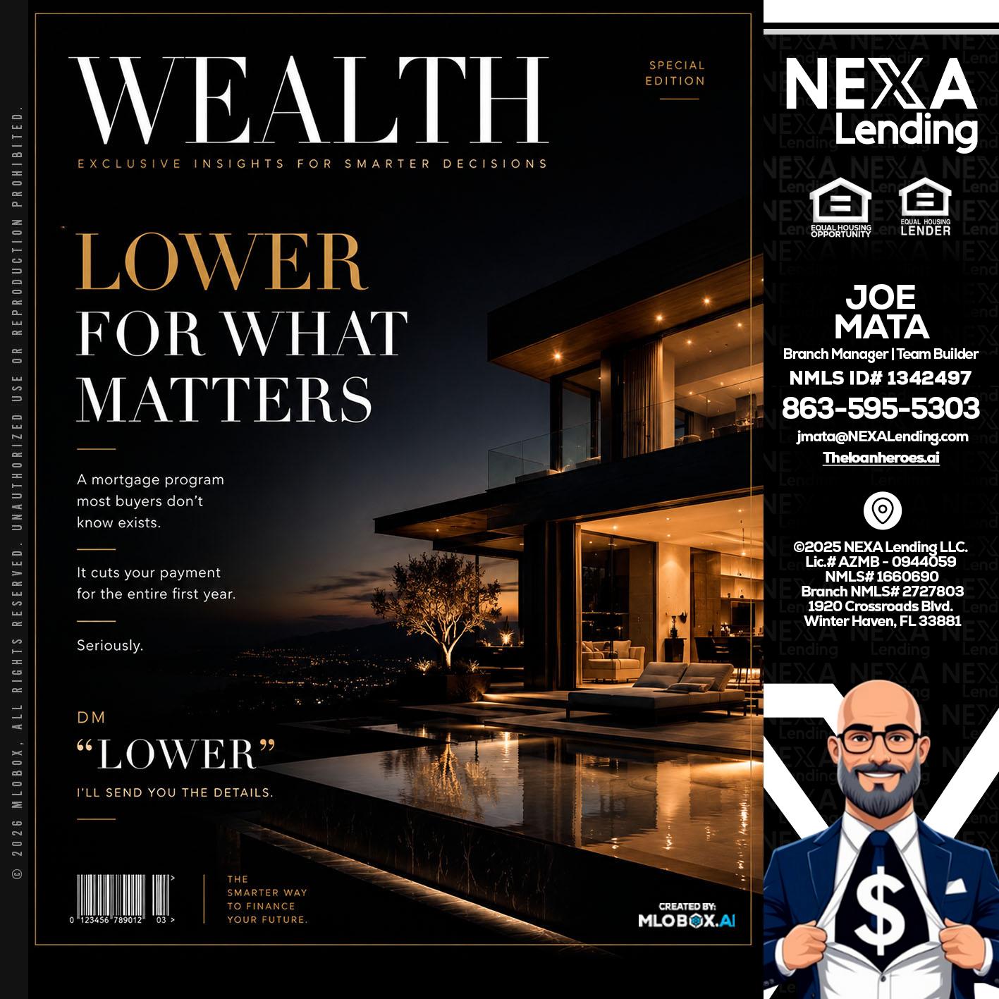 WEALTH - Joe Mata -Branch Manager | Team Builder