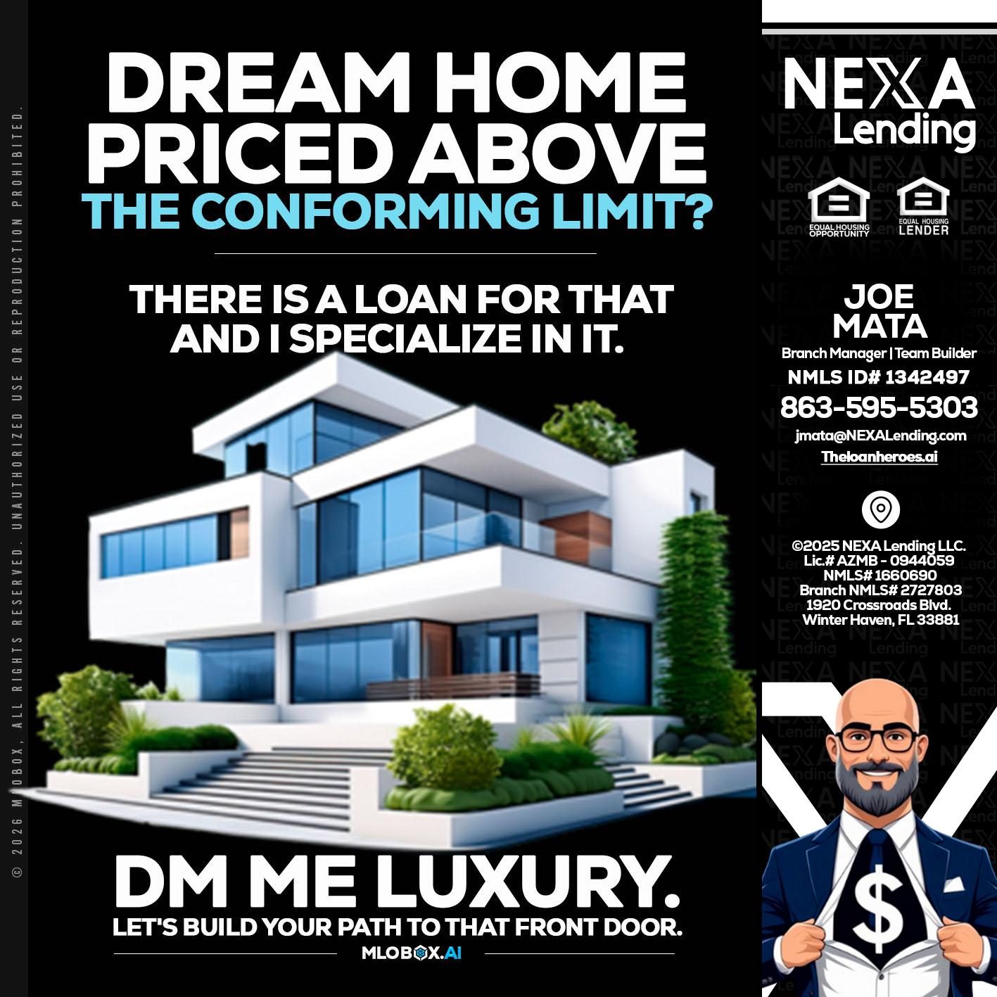 DREAM HOME - Joe Mata -Branch Manager | Team Builder