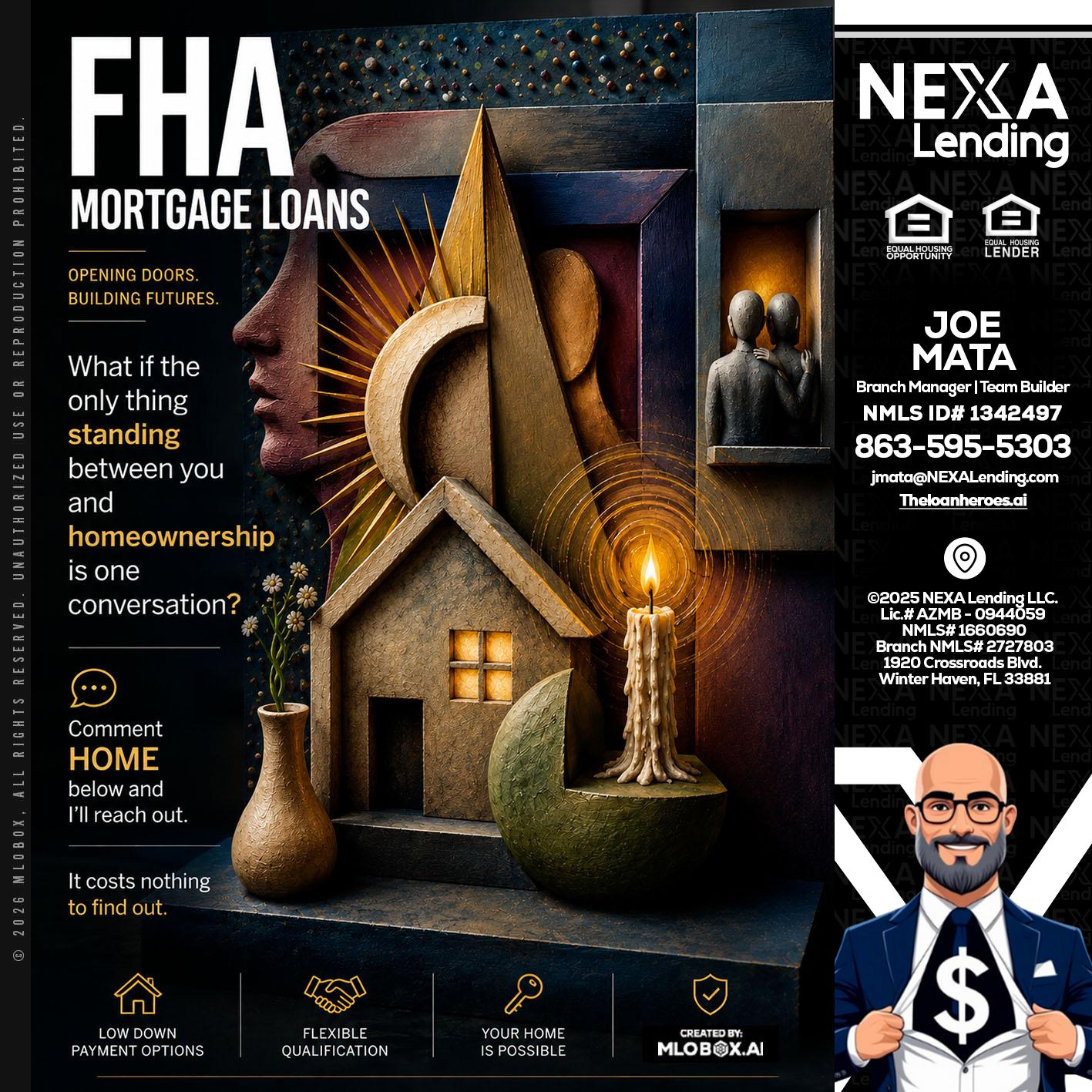 FHA - Joe Mata -Branch Manager | Team Builder