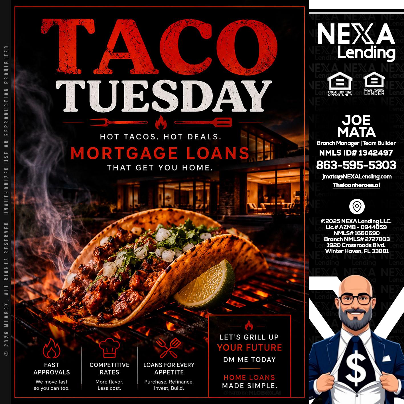 TACO TUESDAY - Joe Mata -Branch Manager | Team Builder