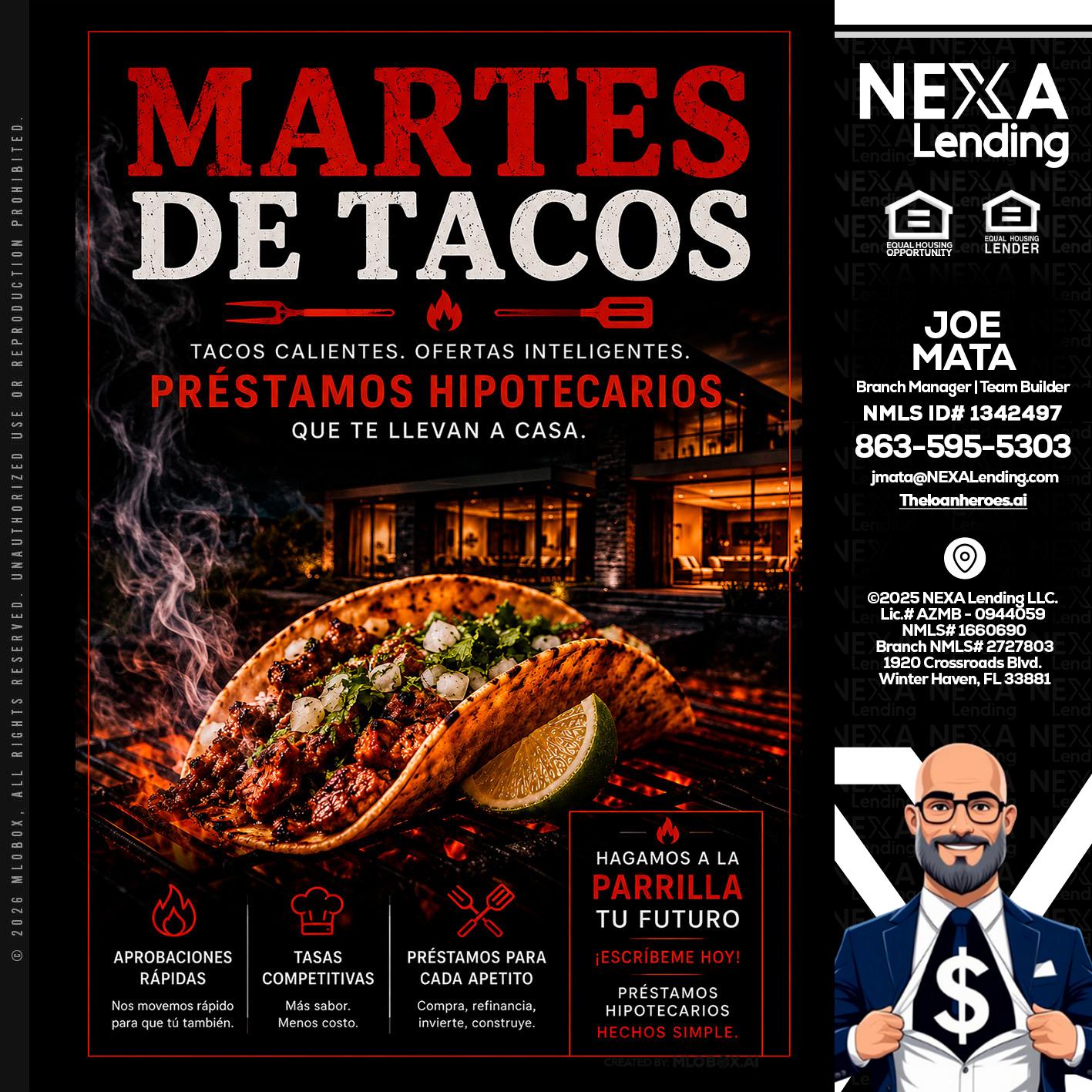 martes de tacos - Joe Mata -Branch Manager | Team Builder
