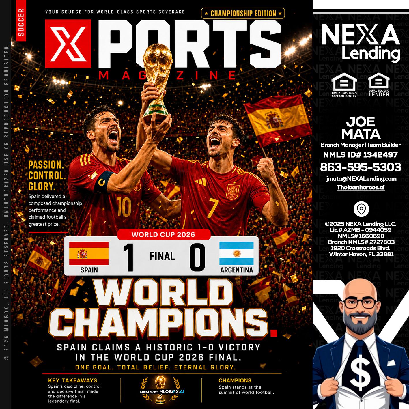 SPAIN CHAMPION - Joe Mata -Branch Manager | Team Builder