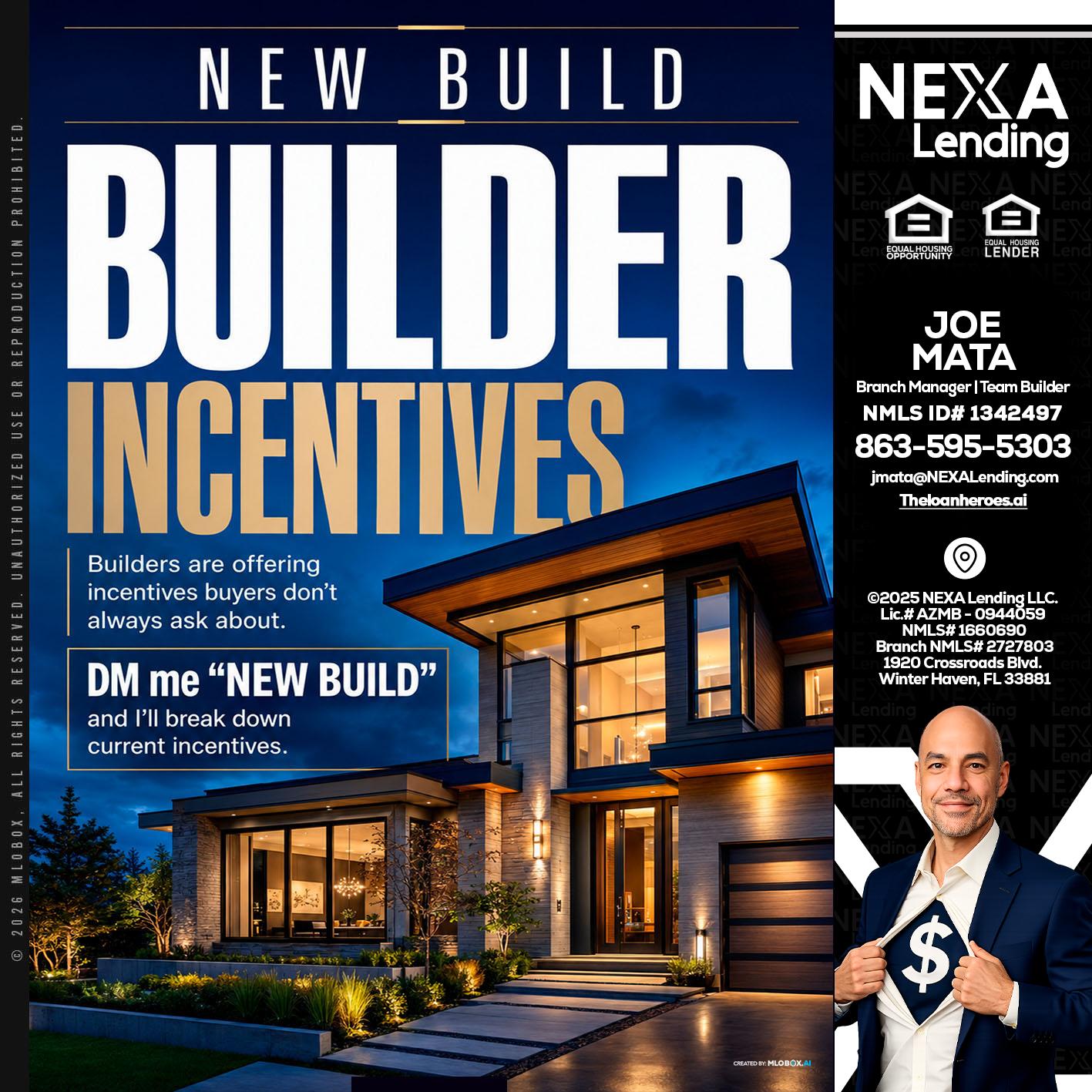 NEW BUILDER - Joe Mata -Branch Manager | Team Builder