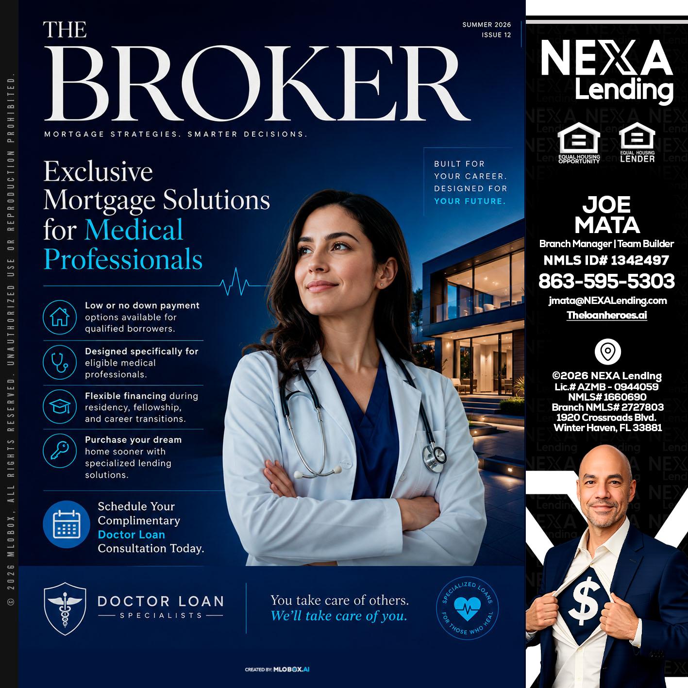 THE BROKER - Joe Mata -Branch Manager | Team Builder