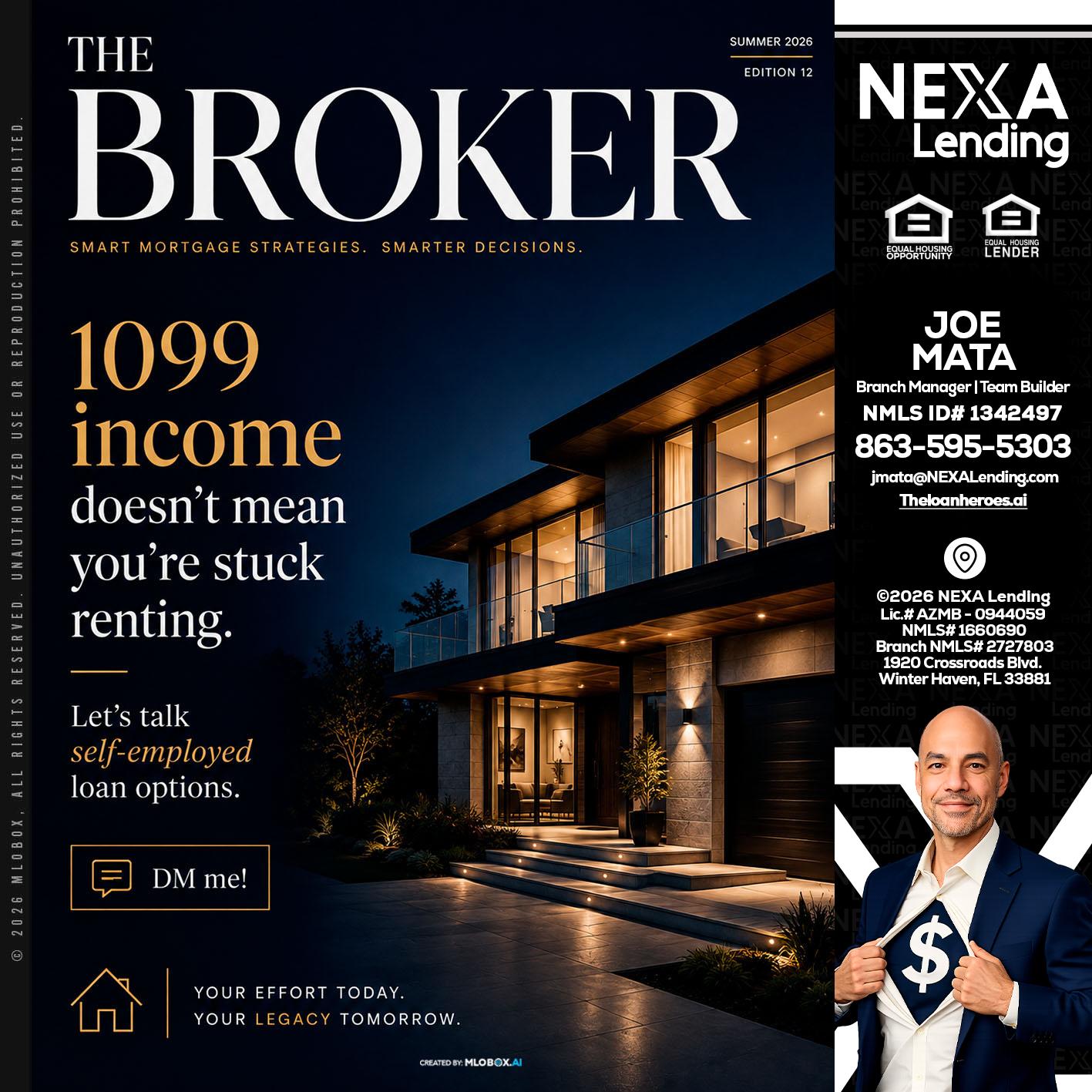 THE BROKER - Joe Mata -Branch Manager | Team Builder